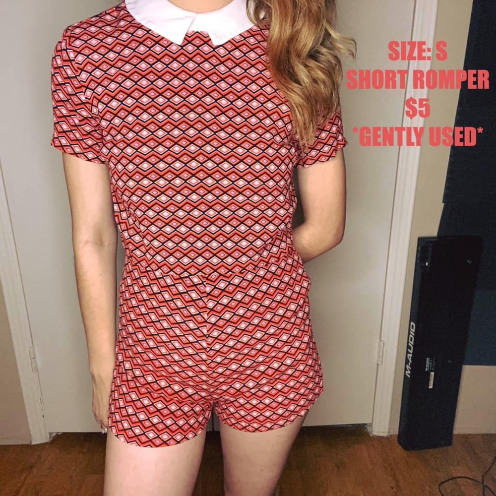 Cute Red Romper